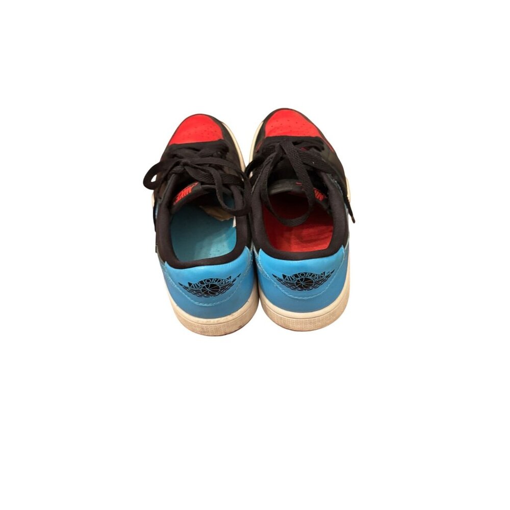 Nike women's Air Jordan red and blue shoes size 7.5 - Picture 3 of 6